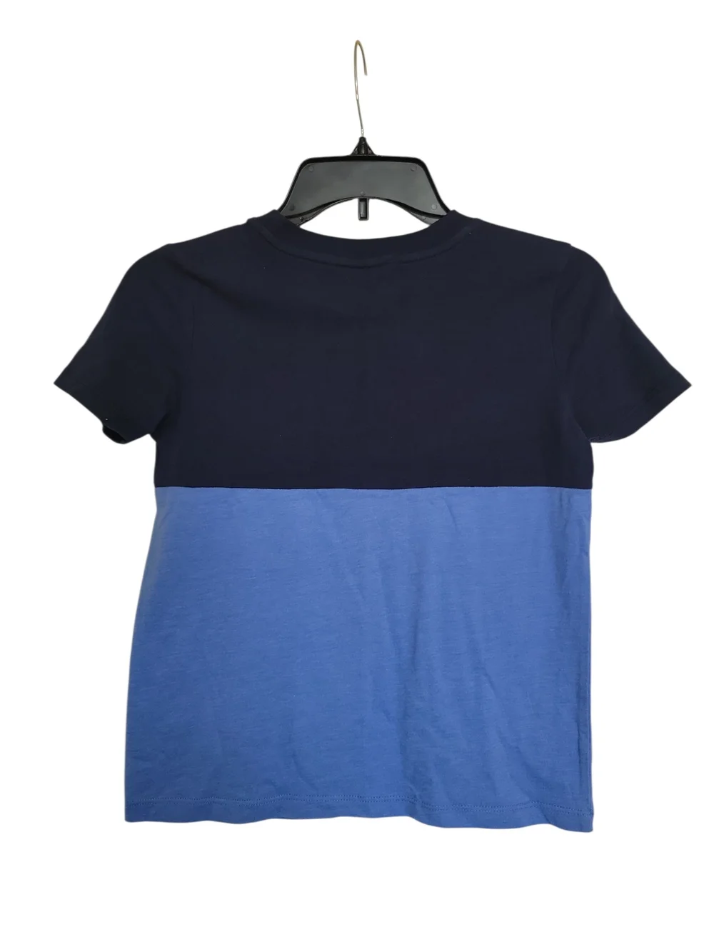 Andy & Evan Navy and Light Blue Colorblock Tee with Gray Pocket